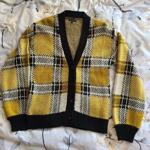 Plaid Cardigan